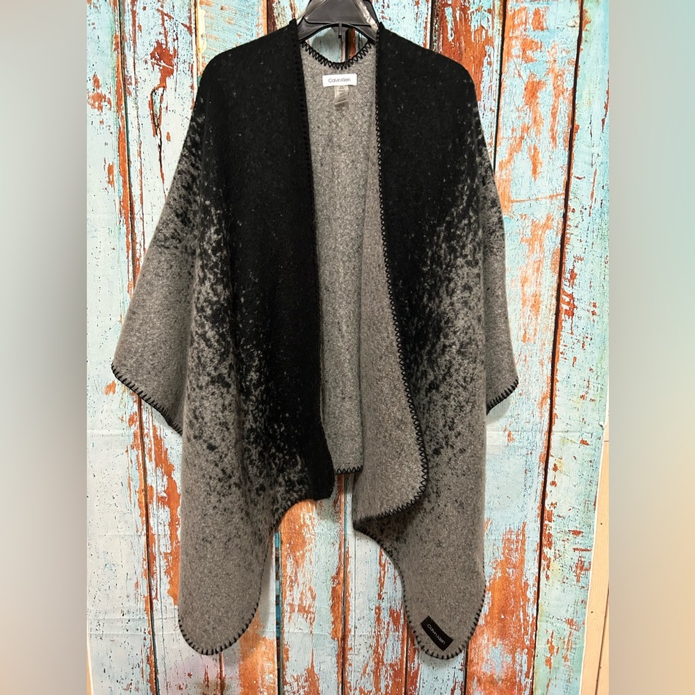 Calvin Klein Speckled Ombré Wrap Shawl